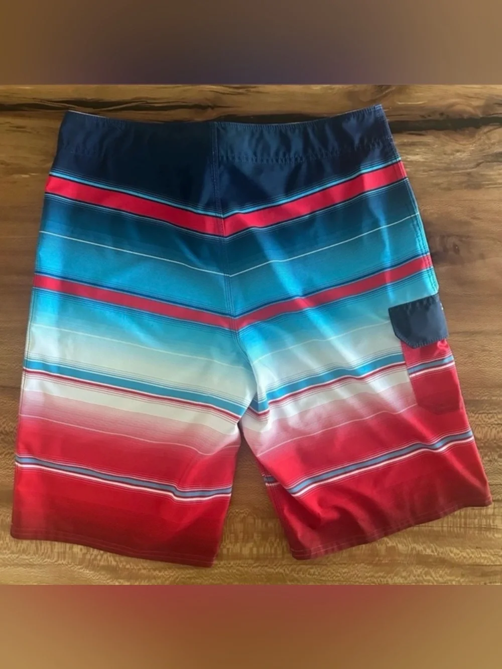 Billabong Men’s Platinum X Striped Boardshorts Swim Trunks | Size: Medium